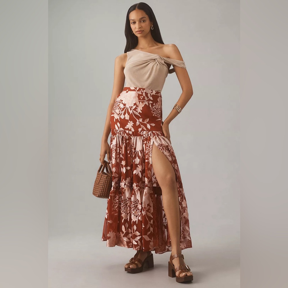 NWT Hutch Tiered Maxi Skirt